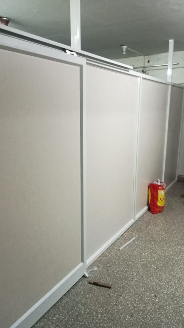 Aluminium window frame with powder coating, Pune